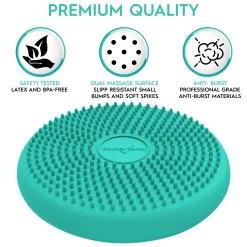 Educators Resource Bouncyband Little Wiggle Seat Sensory Cushion, Mint - Calming Movement for Kids* Preschool Education Toys & Activities