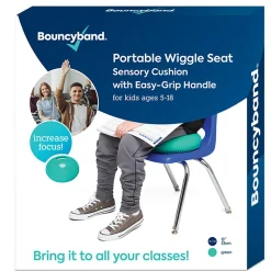 Educators Resource Bouncyband Portable Wiggle Seat Sensory Cushion, Energizing Green* Sensory & Fidget Toys