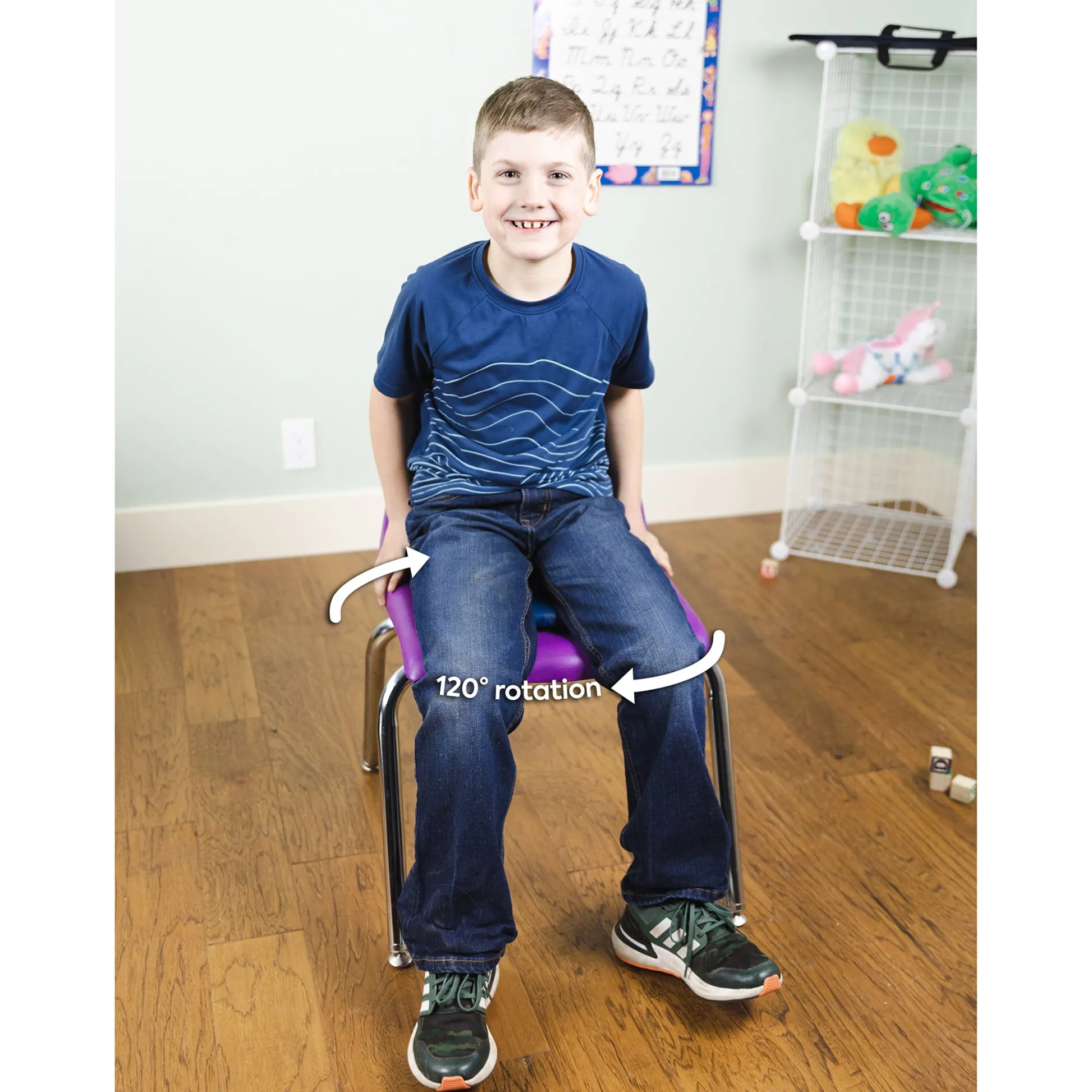 Educators Resource Bouncyband Sit & Twist Active Seat Cushion for Kids* Preschool Education Toys & Activities