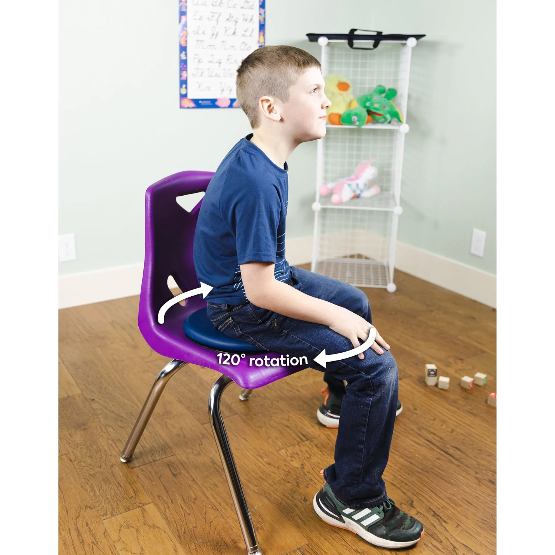 Educators Resource Bouncyband Sit & Twist Active Seat Cushion for Kids* Preschool Education Toys & Activities