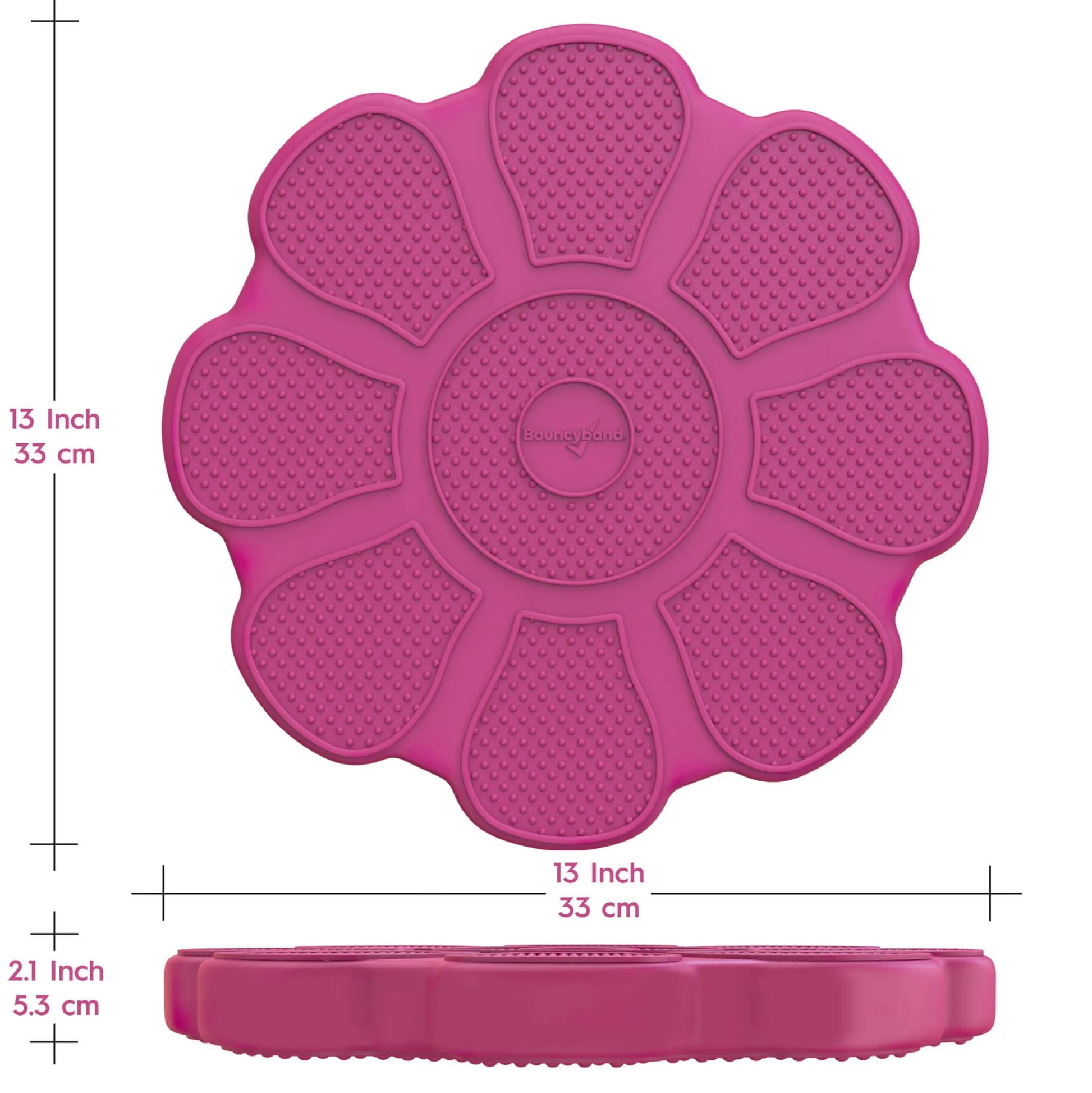 Educators Resource Bouncyband Wiggle Seat Cushary Cushion, Rose Flower* Preschool Education Toys & Activities