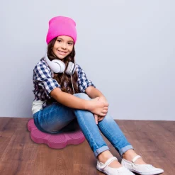 Educators Resource Bouncyband Wiggle Seat Cushary Cushion, Rose Flower* Preschool Education Toys & Activities