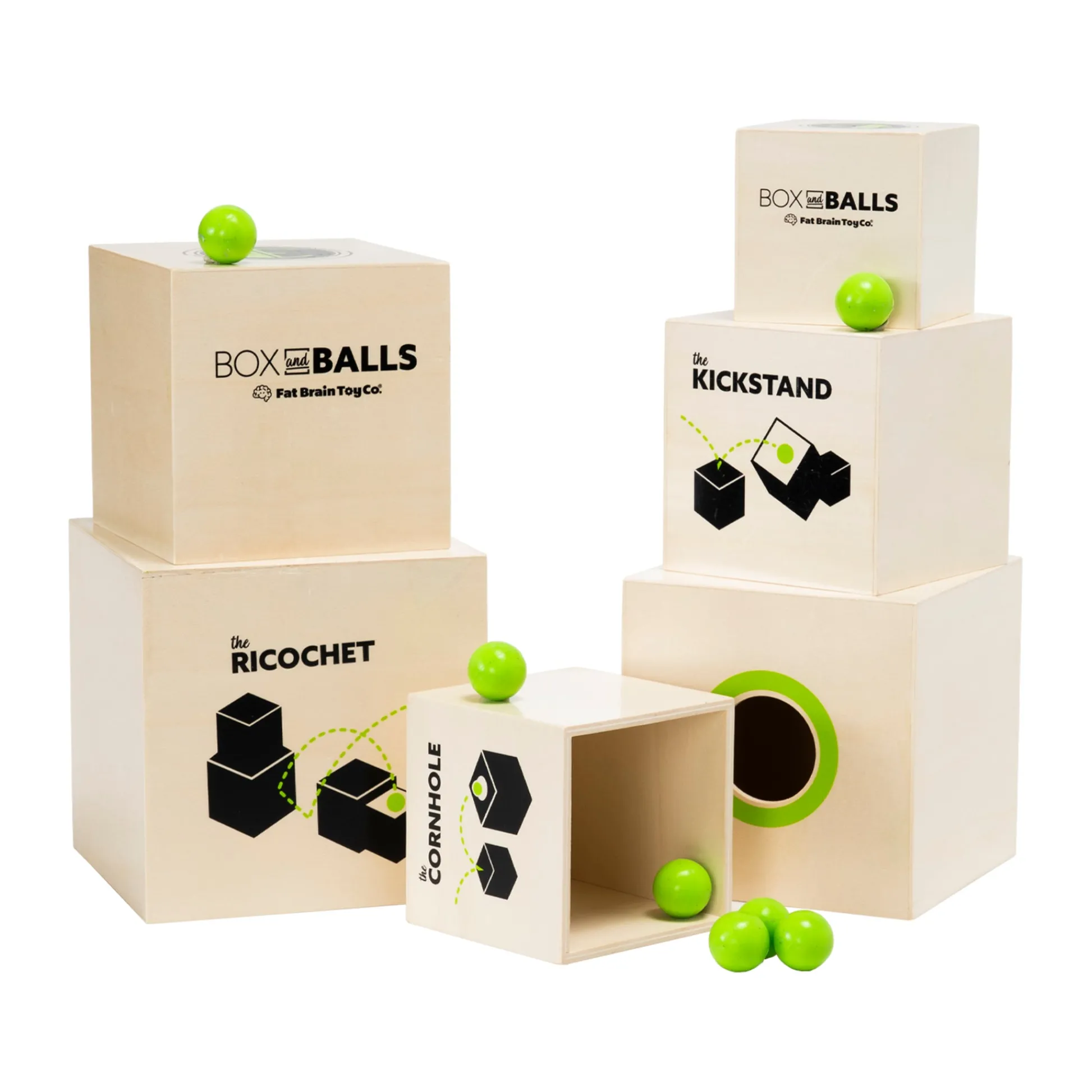 AreYouGame Box and Balls - Classic Wooden Trick Shot Game* Role-Playing Games|Board Games