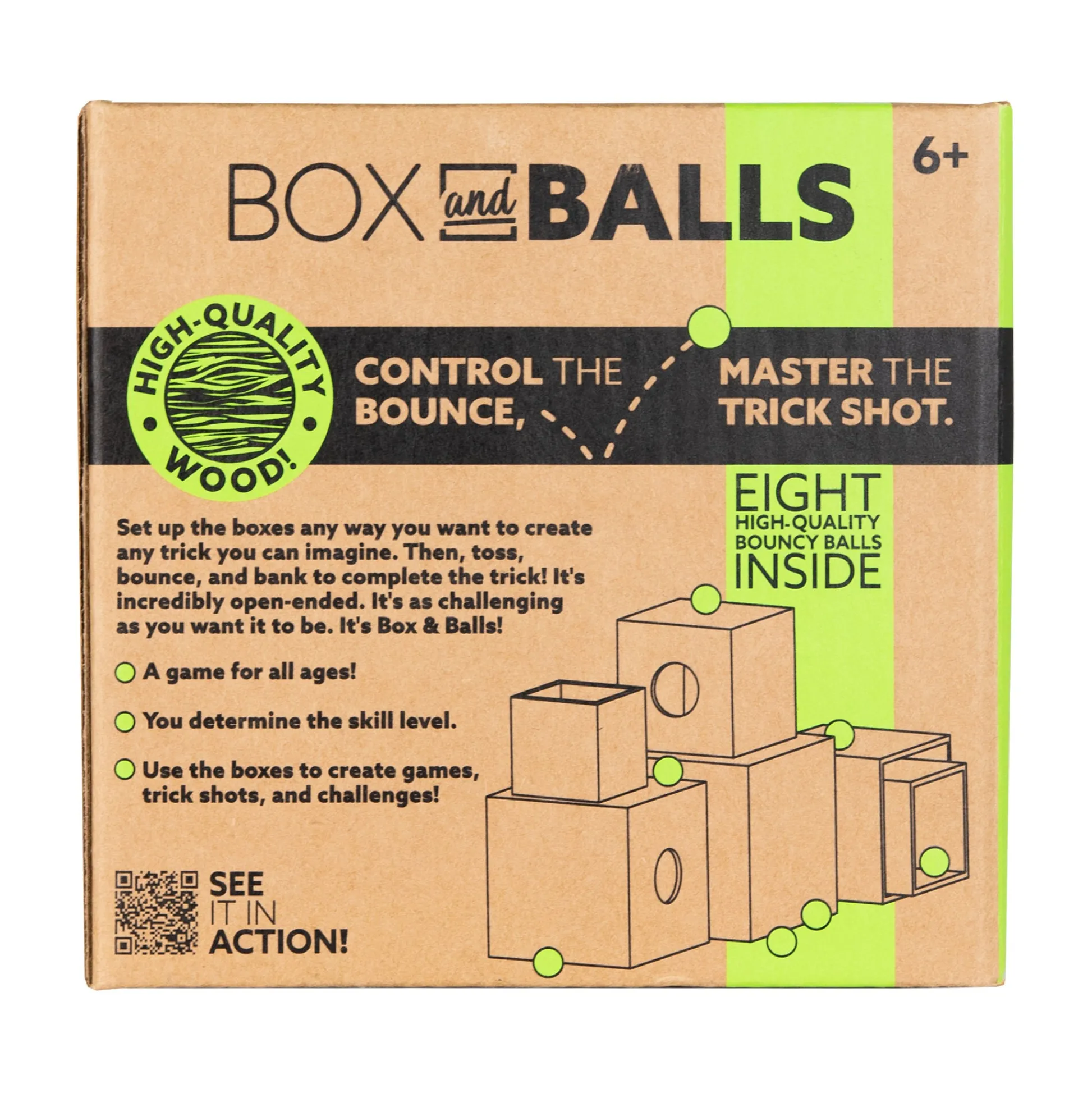 AreYouGame Box and Balls - Classic Wooden Trick Shot Game* Role-Playing Games|Board Games