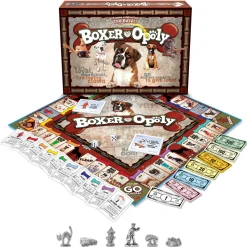 Flat River Group Boxer-Opoly Family Board Game* Board Games|Role-Playing Games