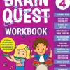 Readerlink Distribution Services Brain Quest Grade 4 Workbook with Mini Smart Card Deck*Kids Reading, Writing & Speech|Kids Books