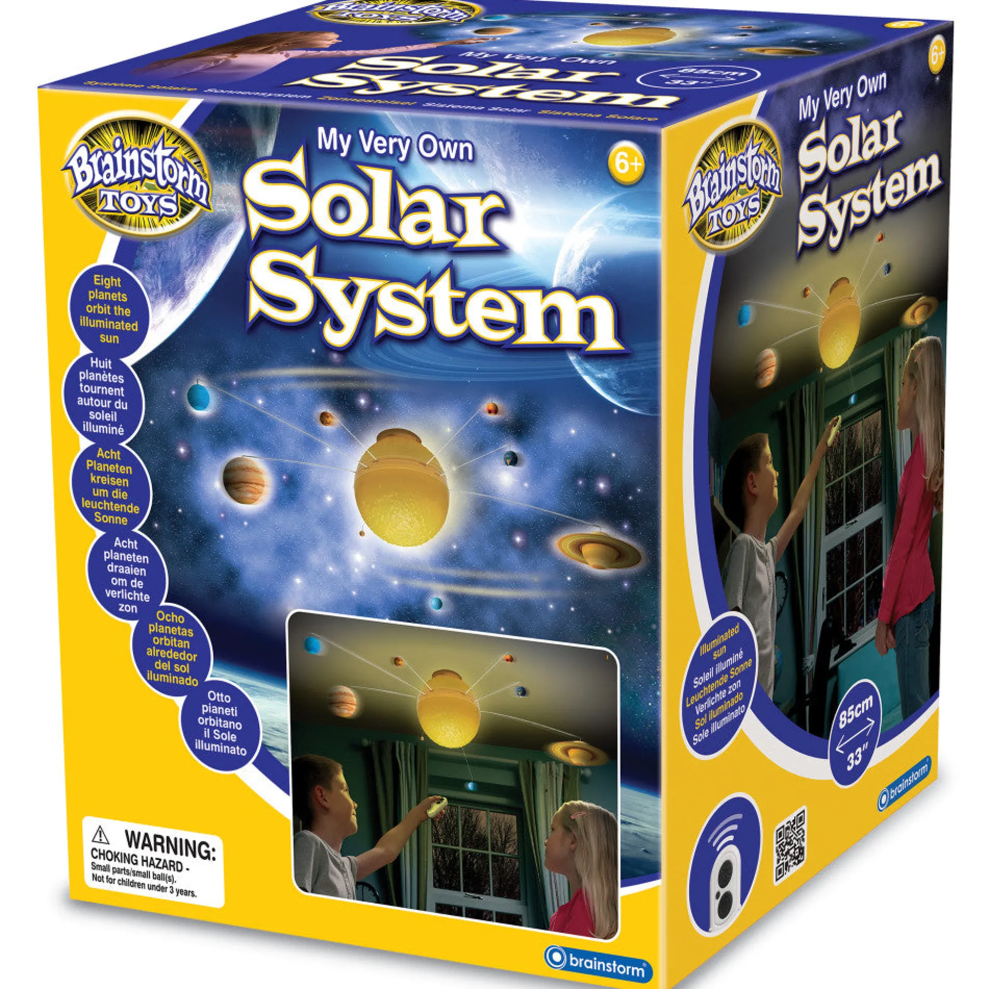 Flat River Group Brainstorm Toys Interactive Solar System Mobile STEM Kit - 33 Inch* Science & Discovery