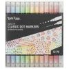 Flat River Group Brea Reese Classic Dual-Tip Dot Markers - 12 Pack with 24 Vibrant Colors* Drawing, Color & Painting