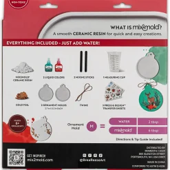 Flat River Group Brea Reese Holiday Mix2Mold Ceramic Resin Ornament Crafting Kit* Crafts & Activities