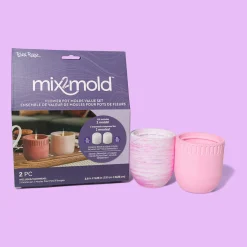Flat River Group Brea Reese Mix2Mold Candle Holder Set - 2 Silicone Molds* Crafts & Activities