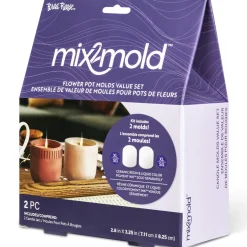 Flat River Group Brea Reese Mix2Mold Candle Holder Set - 2 Silicone Molds* Crafts & Activities