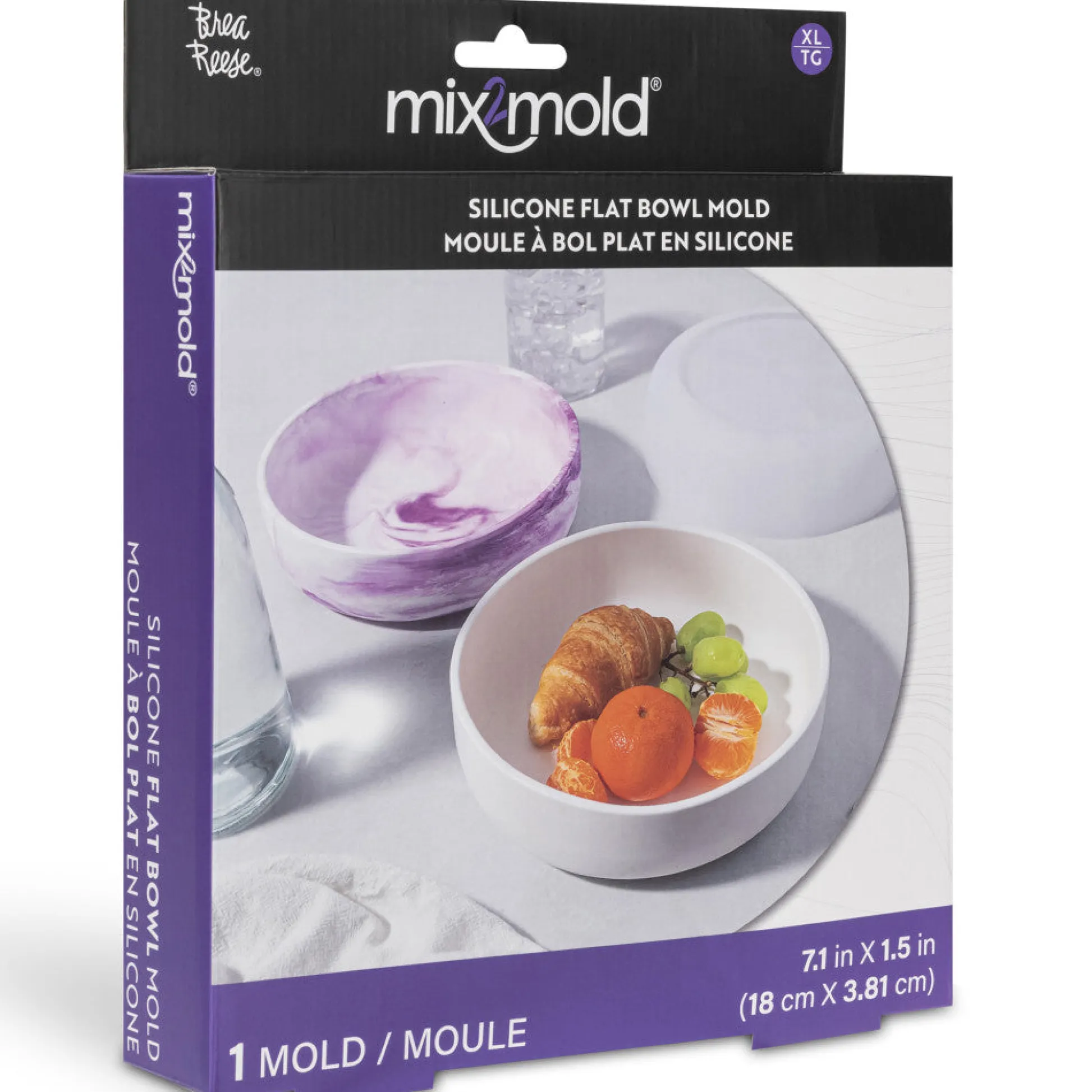 Flat River Group Brea Reese Mix2Mold Silicone Shallow Bowl Craft Mold* Crafts & Activities