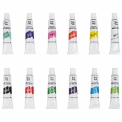Flat River Group Brea Reese Professional Watercolor Brights Set - 12 Vibrant Color Tubes* Drawing, Color & Painting