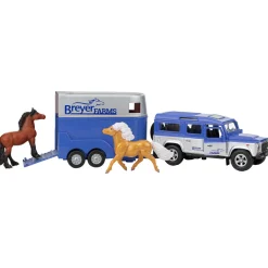 Flat River Group Breyer Farms Land Rover and Trailer Playset with Stablemates Horses* Playsets & Vehicles