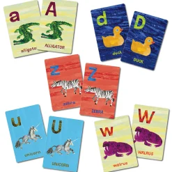 Educators Resource Briarpatch Eric Carle Alphabet Go Fish - Colorful Learning Game - Pack of 3* Card Games