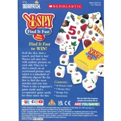 Educators Resource Briarpatch Scholastic I SPY Find It Fast Dice Game* Dice, Roll & Write Games