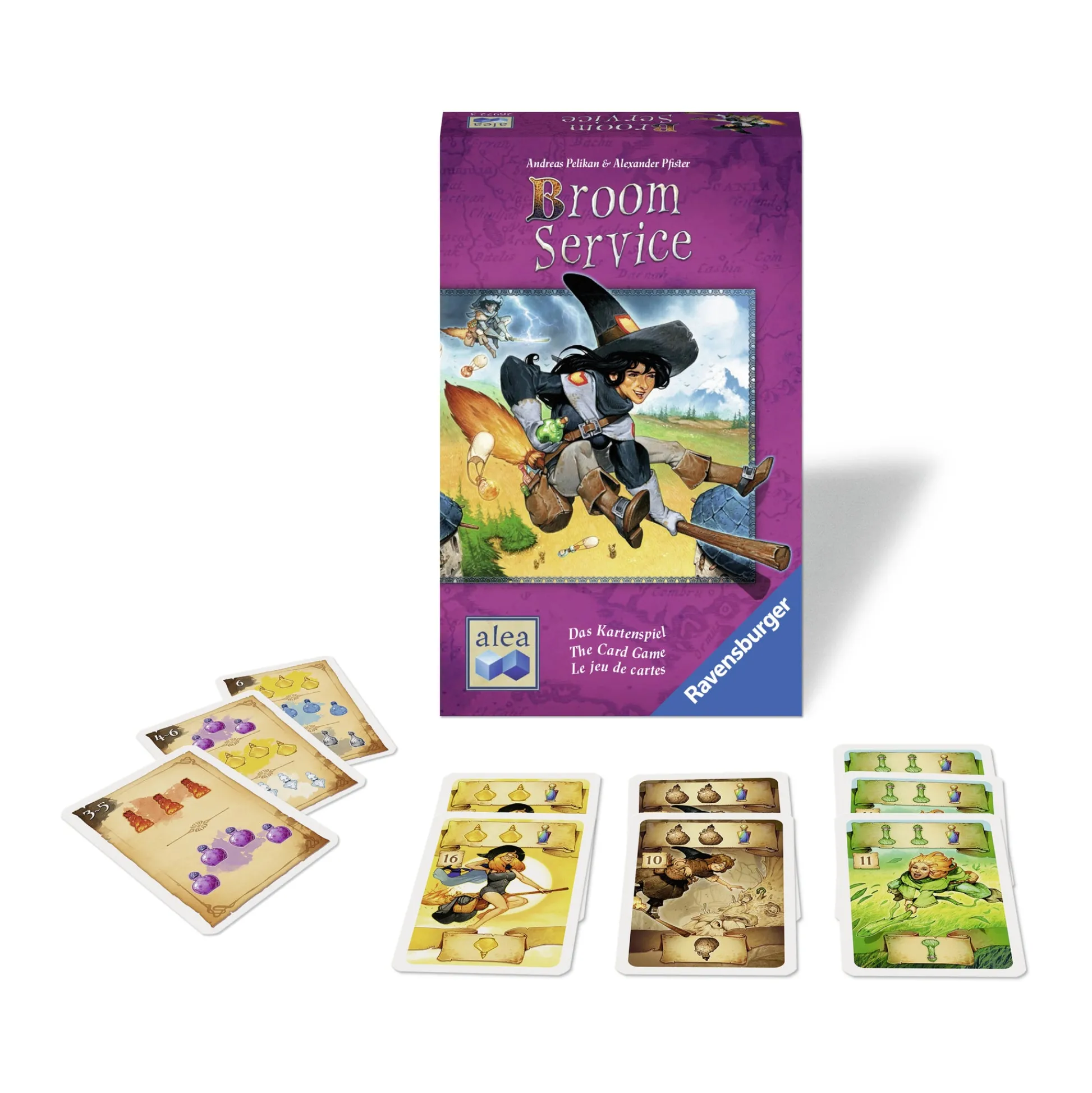 AreYouGame Broom Service Alea Card Game Series #2 with 1st Expansion* Card Games