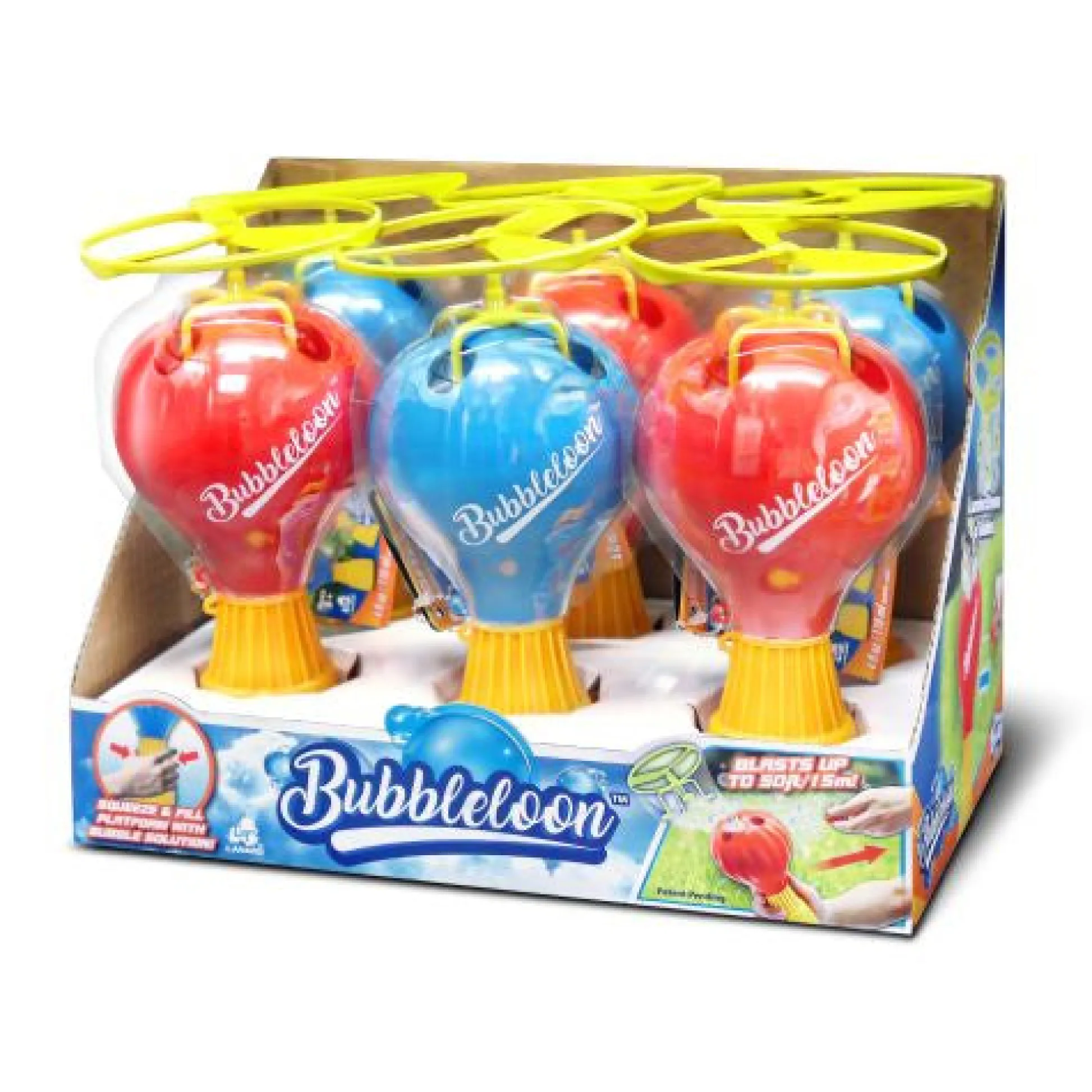 Calendar Holdings, LLC Bubbleloon Colorful Outdoor Bubble Launcher Toy* Bubbles & Sidewalk Chalk