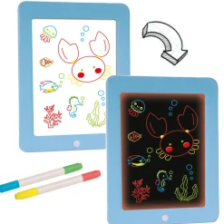 Flat River Group Buddy & Barney Artistic Neon Glow Drawing Board Kit* Drawing, Color & Painting