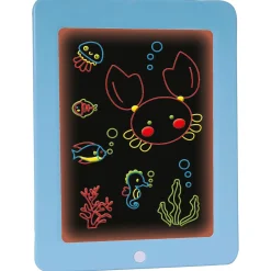 Flat River Group Buddy & Barney Artistic Neon Glow Drawing Board Kit* Drawing, Color & Painting