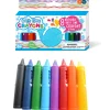Flat River Group Buddy & Barney Color Magic Bath Time Crayons - 8 Vibrant Washable Crayons* Drawing, Color & Painting