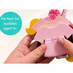 Flat River Group Buddy & Barney Dress-Up Bath Time Foam Stickers - 32 Pieces* Bath Toys