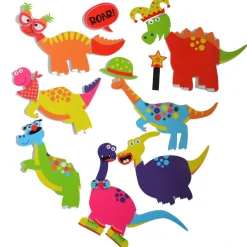 Flat River Group Buddy & Barney: Magical Mix & Match Dinosaur Bath Time Stickers* Bath Toys