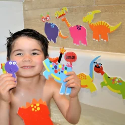 Flat River Group Buddy & Barney: Magical Mix & Match Dinosaur Bath Time Stickers* Bath Toys