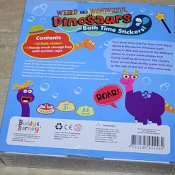 Flat River Group Buddy & Barney: Magical Mix & Match Dinosaur Bath Time Stickers* Bath Toys
