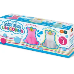 Flat River Group Buddy & Barney Unicorn Bath Time Fun - 3 Piece Light-Up Toy Set* Bath Toys