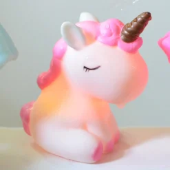 Flat River Group Buddy & Barney Unicorn Bath Time Fun - 3 Piece Light-Up Toy Set* Bath Toys