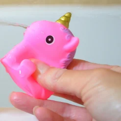 Flat River Group Buddy & Barney Unicorn Bath Time Fun - 3 Piece Light-Up Toy Set* Bath Toys
