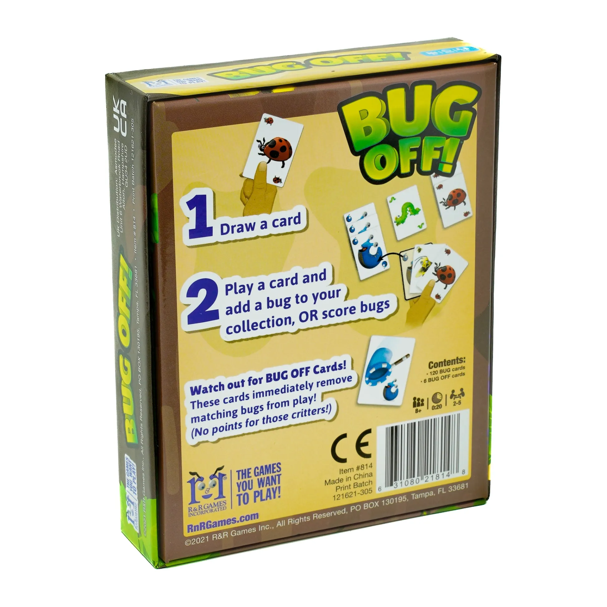 AreYouGame Bug Off! Exciting Collect-and-Capture Card Game* Card Games