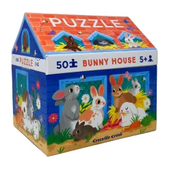 AreYouGame Bunny House Puzzle - Whimsical 50 pc Jigsaw* Puzzles