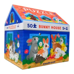 AreYouGame Bunny House Puzzle - Whimsical 50 pc Jigsaw* Puzzles
