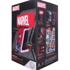 Flat River Group Cable Guys LED IKONS - Marvel Red Brick Logo - Illuminated Device Holder* Video Game Accessories|Electronics