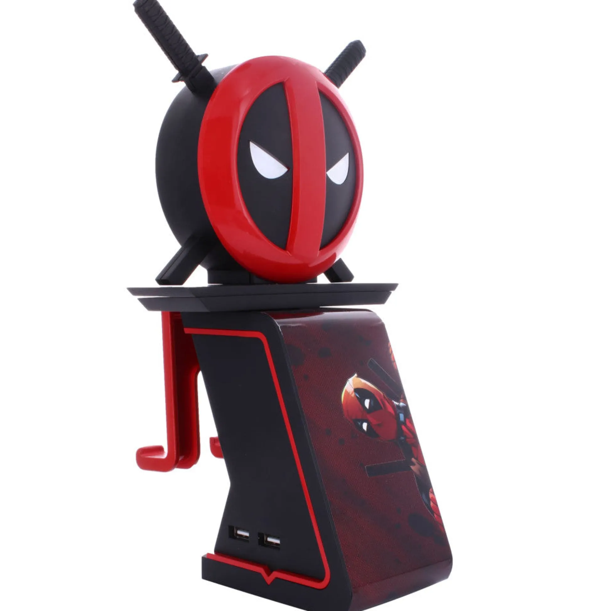 Flat River Group Cable Guys LED IKONS Marvel Deadpool - Electronic Device Holder and Charger* Action Figures