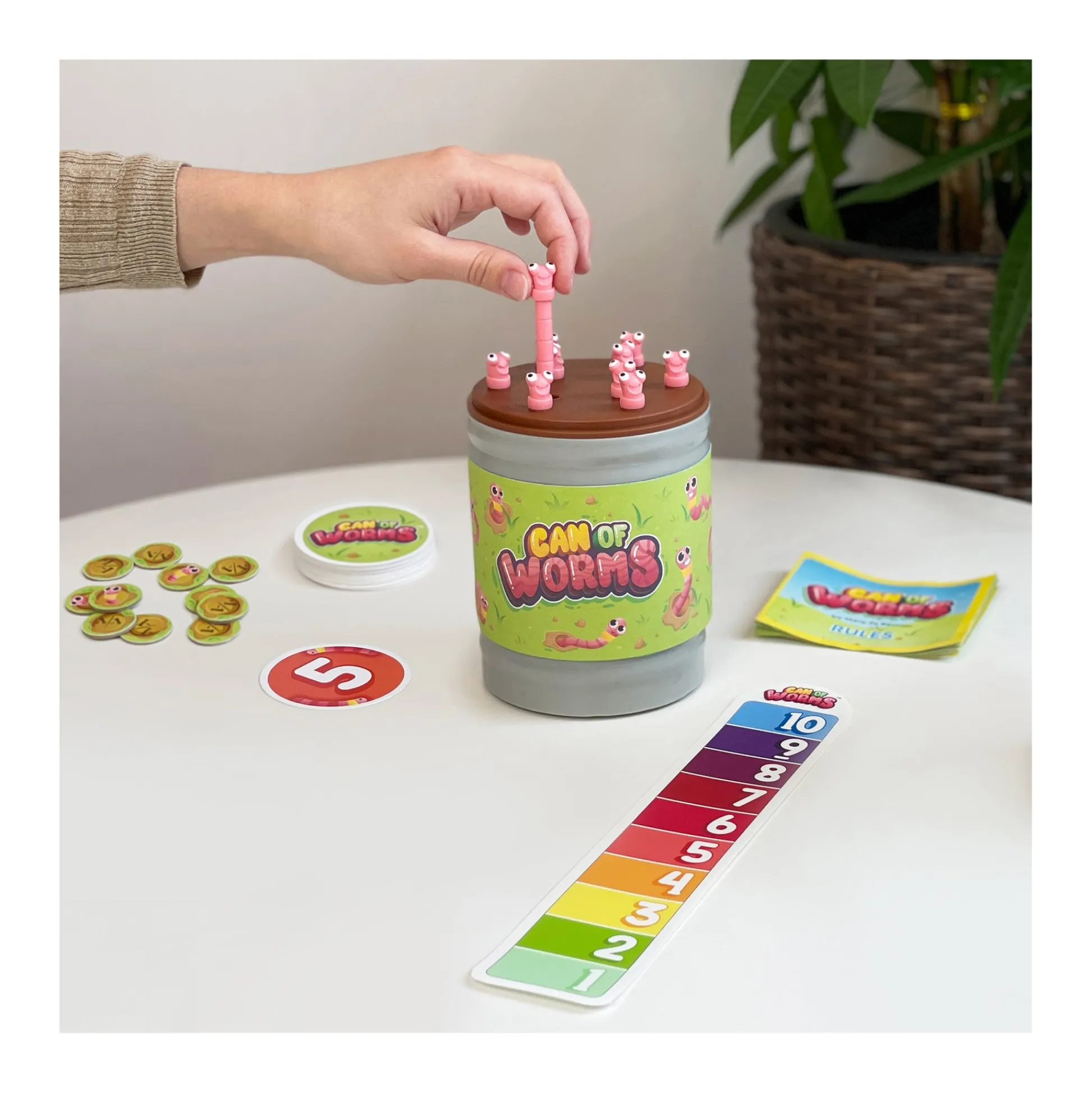 AreYouGame Can of Worms Family Memory Game* Family & Entertainments Games