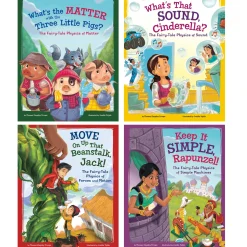 Educators Resource Capstone Publishing STEM-Twisted Fairy Tales 4 Book Set*Kids Science & Discovery|Kids Books