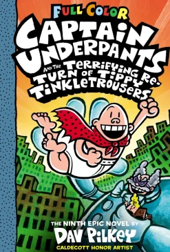 Readerlink Distribution Services Captain Underpants and the Terrifying Return of Tippy Tinkletrousers - Book 9*Kids Reading, Writing & Speech|Kids Books