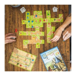 AreYouGame Carcassonne Strategy Board Game with The River and The Abbot Expansions* Board Games|Role-Playing Games