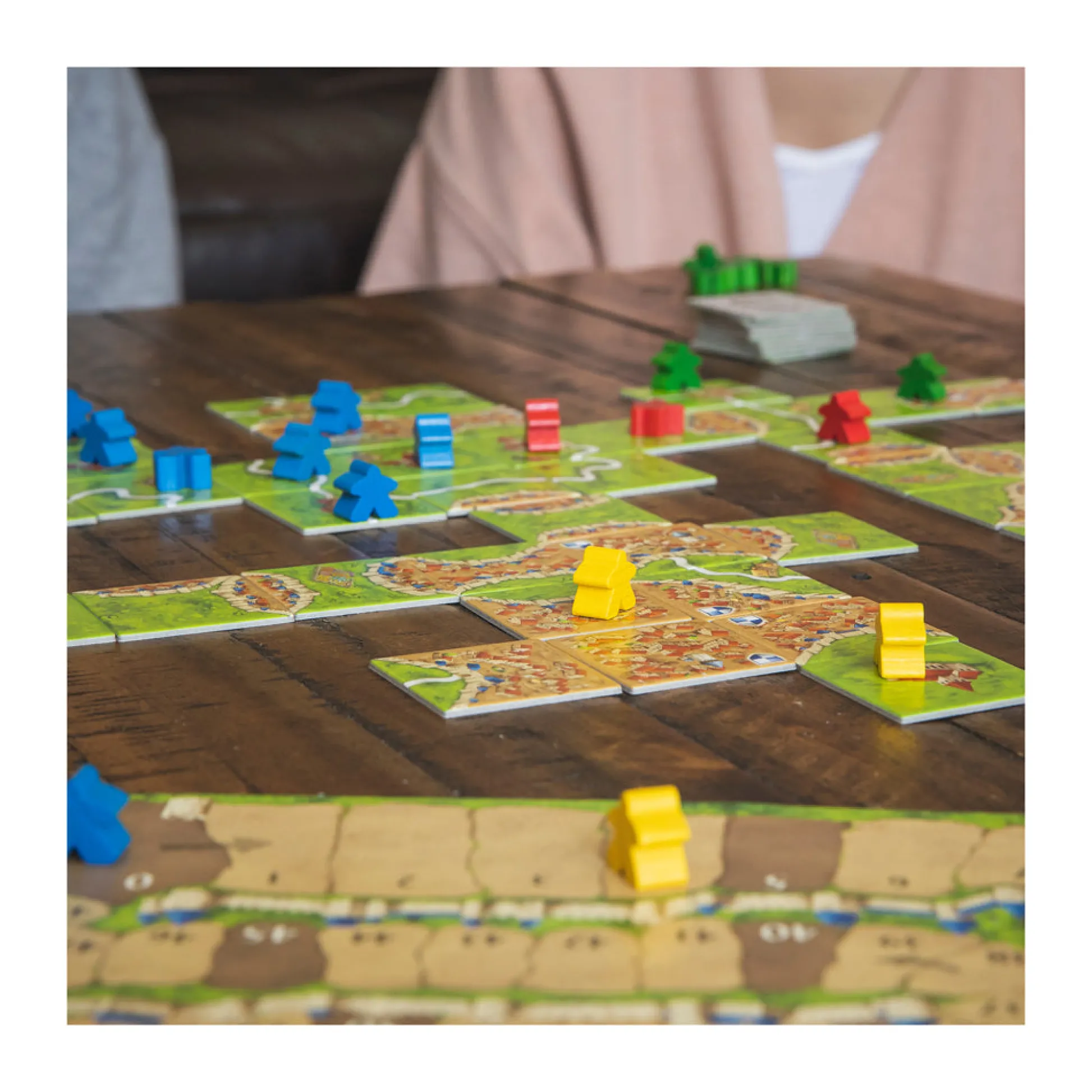 AreYouGame Carcassonne Strategy Board Game with The River and The Abbot Expansions* Board Games|Role-Playing Games
