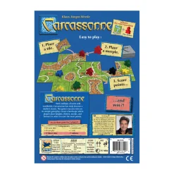 AreYouGame Carcassonne Strategy Board Game with The River and The Abbot Expansions* Board Games|Role-Playing Games