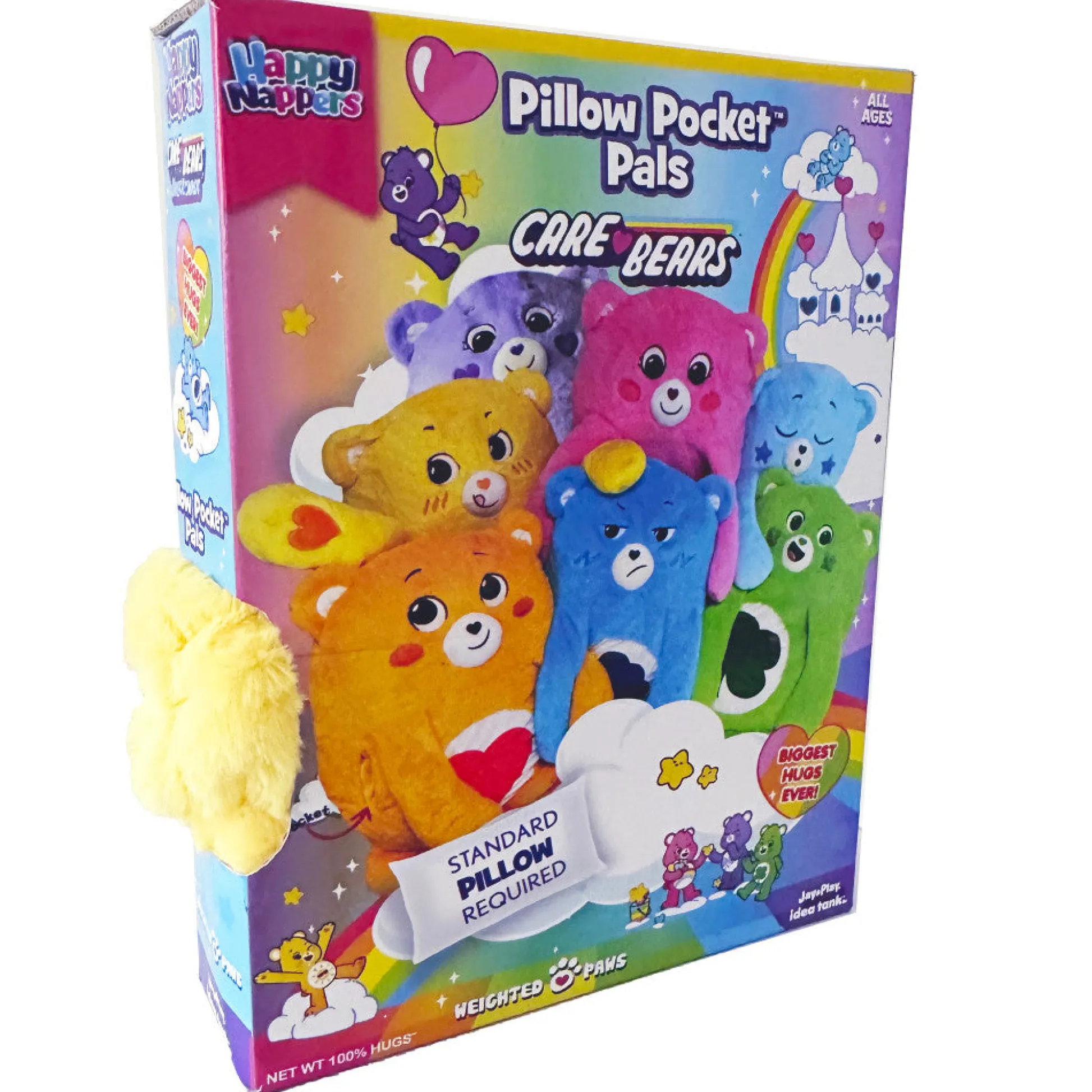 Flat River Group Care Bears Funshine Bear Happy Nappers Pillow Pocket Pal* Stuffed Animals|Stuffed Animals & Plush Toys
