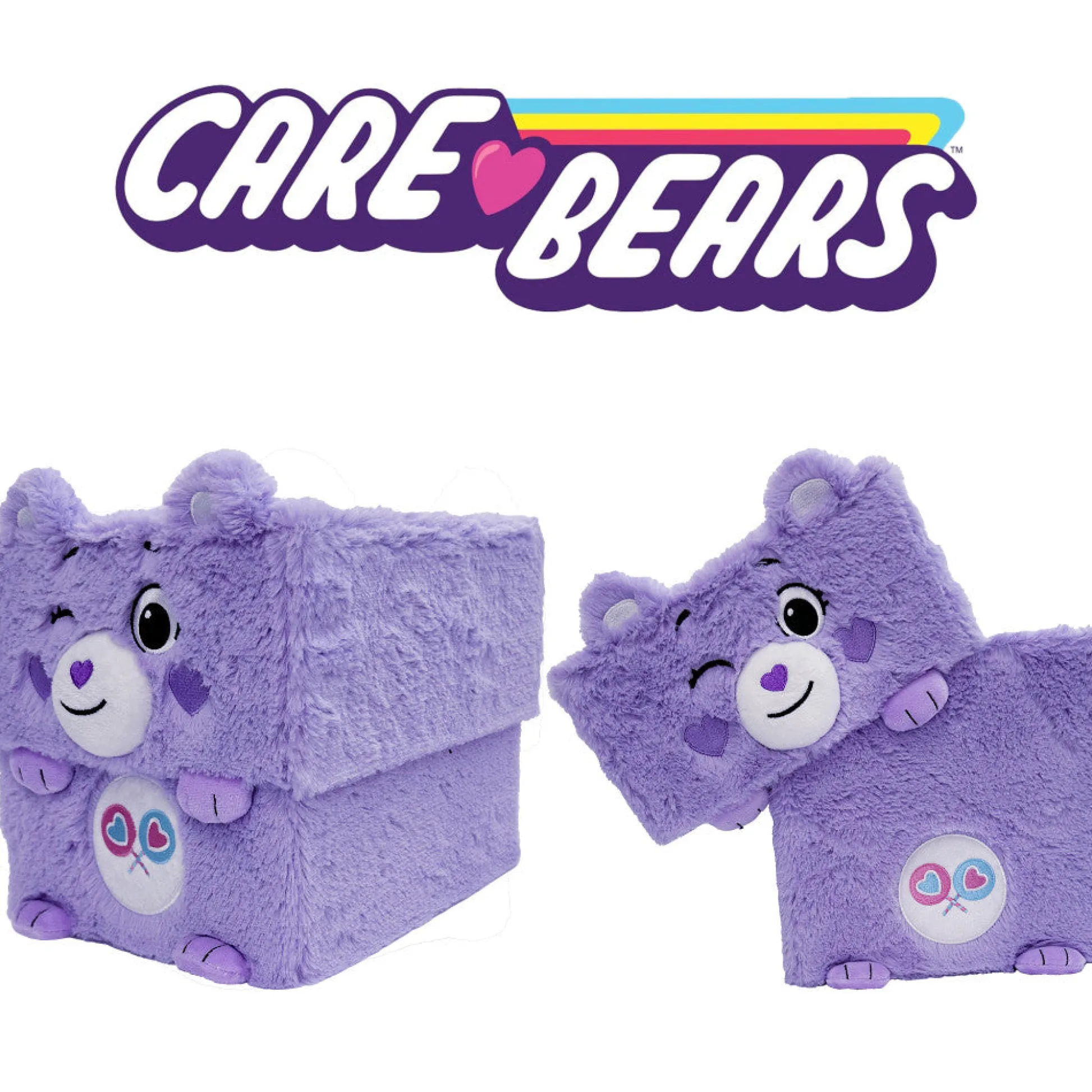 Flat River Group Care Bears Share Bear-Themed Storable Storage Box, 8-inch* Stuffed Animals|Stuffed Animals & Plush Toys