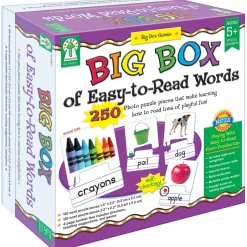 Educators Resource Carson Dellosa Big Box of Easy-to-Read Words - Educational Board Game for Kids* Role-Playing Games|Board Games