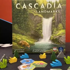 Flat River Group Cascadia Landmarks Expansion Board Game - Puzzle & Tile Placement* Role-Playing Games|Puzzles