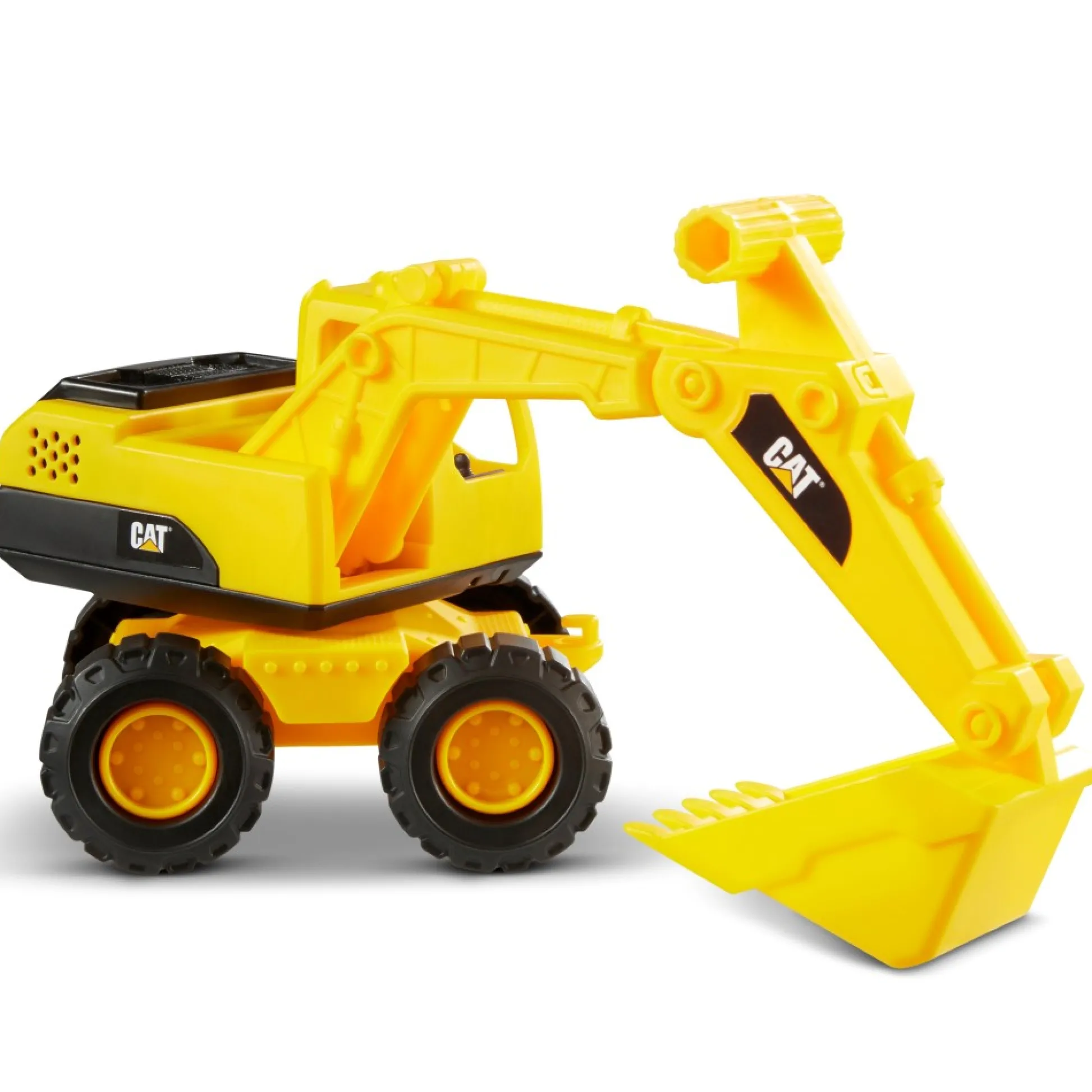 Flat River Group Cat Tough Rigs 15" Super-Sized Toy Excavator, Yellow* Farm & Construction Vehicles