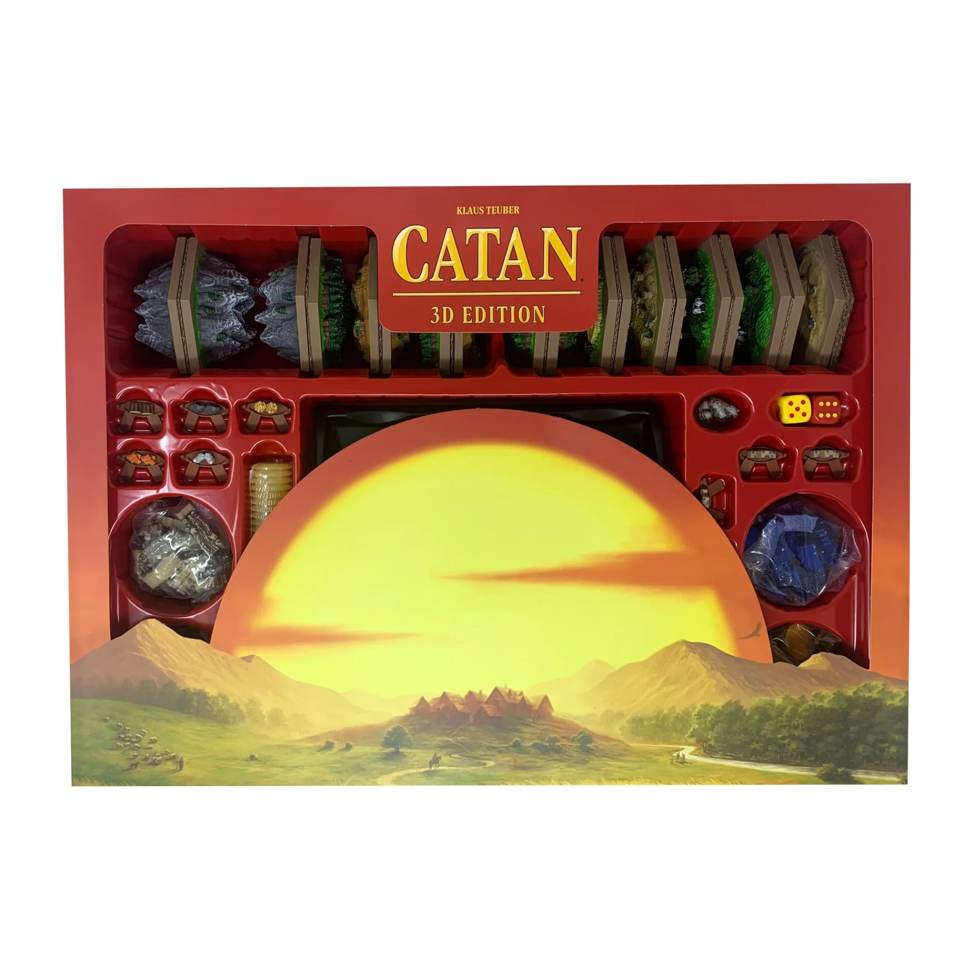 AreYouGame Catan: 3D Edition - Deluxe, Handcrafted Strategy Game* Role-Playing Games|Board Games