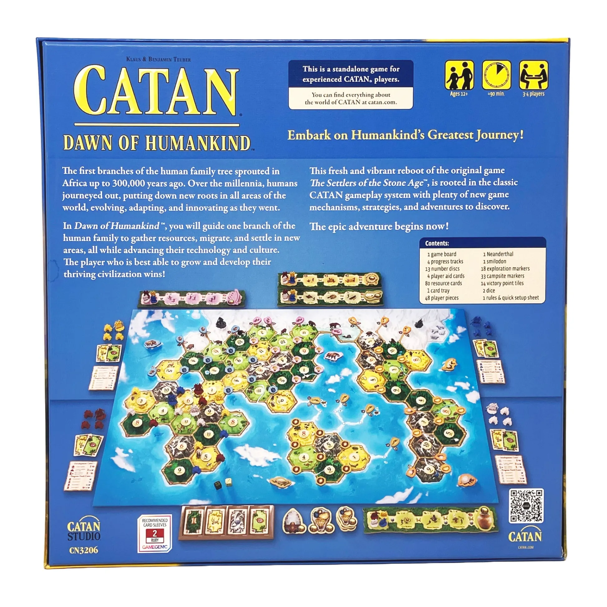 AreYouGame Catan: Dawn of Humankind - Evolutionary Strategy Board Game* Role-Playing Games|Board Games